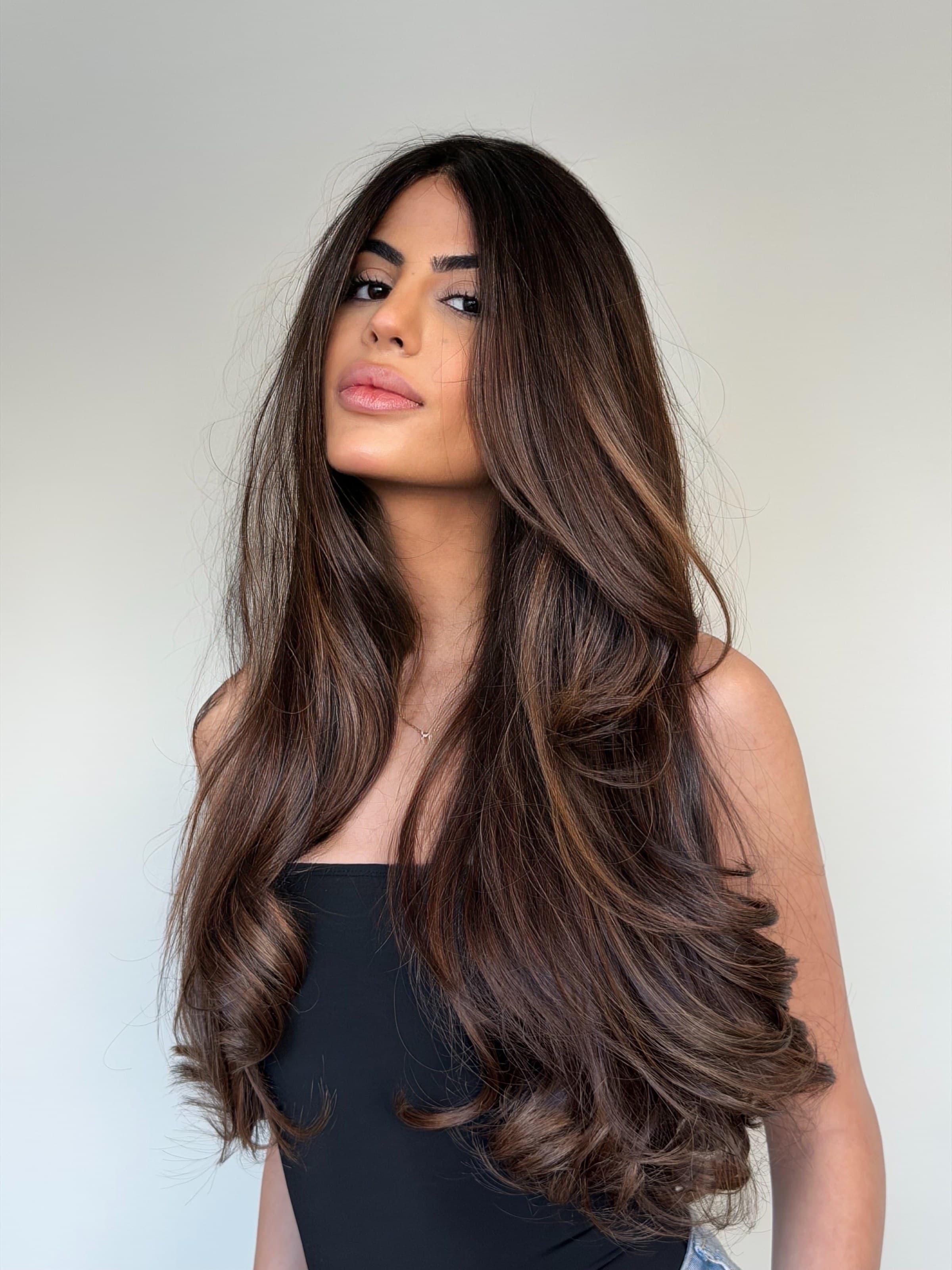 Premium Vivid Extensions result showing soft movement and polished length